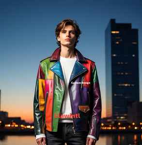 Vestes en cuir personnalisées |   Vestes en cuir de haute couture fabriquées à la main par des artistes |   Fournisseur de la collection Designer - Product Image 5