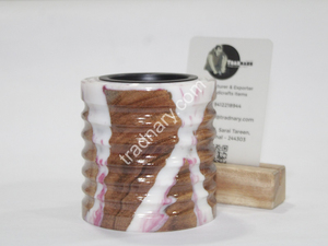 Dernier brûleur traditionnel Mubkhar en bois résine Bukhoor brûleur d'encens parfumé d'intérieur pour le Ramadan Eid vente en gros de Exim Pvt Ltd - Product Image 5