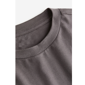 Direct prix d'usine hommes surdimensionné à manches longues 100% coton T-Shirt Logo personnalisé broderie impression col uni conception vierge - Product Image 4