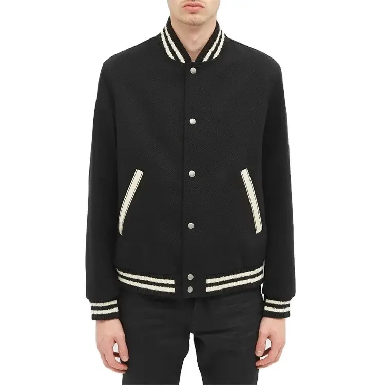 Custom Made Your Own Design materiale in lana leggero giacca college Lettermen con Logo personalizzato di alta qualità