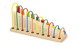 Children Educational Intelligent Learning Baby Montessori Beads Math Counting Wooden Abacus Toy For Kids Educational Toy