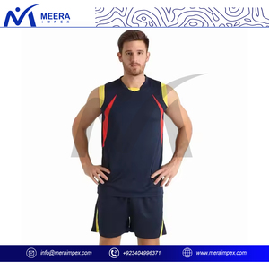 ชุดเครื่องแบบวอลเลย์บอลสำหรับผู้ชายชุดกางเกงขาสั้นเสื้อเจอร์ซีย์ทีมระบายอากาศได้อย่างรวดเร็วโลโก้ตามสั่ง - Product Image 2