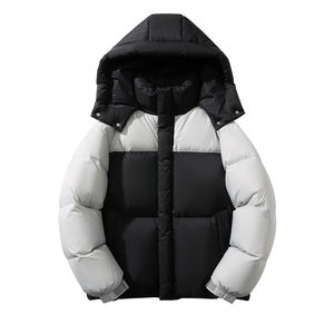 เสื้อโค้ทขนเป็ดกันลมใส่กลางแจ้งเสื้อโค้ทให้ความอบอุ่นเสื้อโค้ทขนเป็ดเสื้อแจ็คเก็ตบอมเบอร์แจ็คเก็ตกันลมสำหรับผู้ชาย - Product Image 6