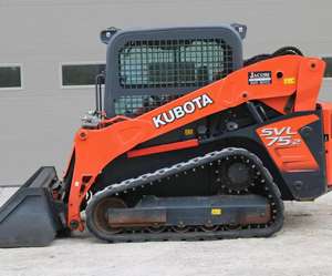 Mejor cargadora de orugas Kubota SVL75 SVL90-2 de alta calidad, máquina de dirección deslizante con motor Kubota de alto momento de carga e hidráulica Huade, 5 años de garantía. - Product Image 1