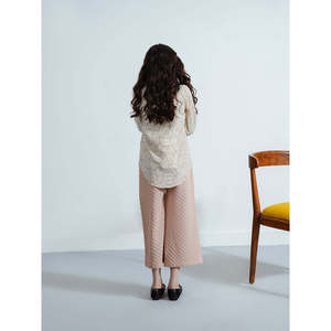 Unze London CYRENE Plus Size Women's <b>Pants</b> Regular Fit Woven Trouser - Product Image 4