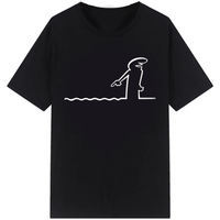 Camisetas La Linea the Line Osvaldo Cavandoli, Estilo Urbano para Hombre y Mujer, Cuello Redondo, Diseño Casual con Logotipo Frontal