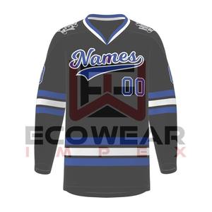 2025 nuevo 3D impreso cosido hombres Hockey sobre hielo Jersey manga larga superventas estilo clásico suministro de fábrica ropa de Hockey sobre hielo - Product Image 6
