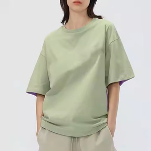 Camisetas de algodón y fibra de bambú de alta calidad hechas a medida para hombres y mujeres para salidas de fines de semana o vacaciones - Product Image 2