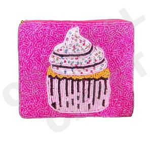 Pochette à monnaie personnalisée en perles de rocaille LOVE Design Magnifique porte-monnaie avec accessoires tendance - Product Image 2