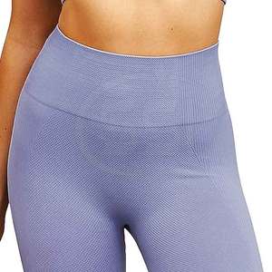 Conjunto de Yoga para Mujer, Último Estilo, MOQ Bajo, Venta Directa de Fábrica, Alta Calidad, Logotipo Frontal Sólido, 2 Piezas, Transpirable - Product Image 3