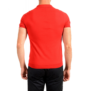 Polo tricoté respirant de haute qualité pour hommes, vêtements décontractés nouveau style, vêtements professionnels OEM pour adultes en vente - Product Image 4