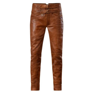 กางเกงหนังลำลองผู้ชายระบายอากาศได้ดีกันน้ำเป็นมิตรกับสิ่งแวดล้อมมีสไตล์ - Product Image 1