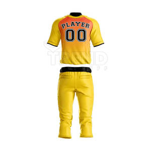 Vêtements de sport de baseball et softball pour jeunes à séchage rapide de haute qualité maillots brodés avec logo personnalisé pantalons ensembles sur mesure respirants OEM - Product Image 2