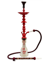 Vente en gros usine Narguilé moderne en verre de grande taille avec miroir, ensemble de chicha de bar, design personnalisé, aluminium de luxe FALAH HH50