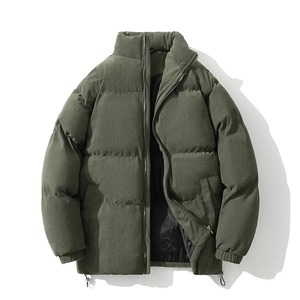 Chaqueta de invierno para hombre, Parkas cálidas acolchadas de algodón, Abrigo acolchado de otoño para hombre, ropa cortavientos térmica Vintage coreana para hombre - Product Image 3