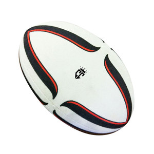 Ballon de rugby de taille officielle 5, résistant aux impacts, de haute qualité, avec couleur et logo personnalisables pour l'entraînement, les matchs d'entraînement - Product Image 2