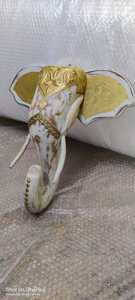 Cabezas de elefante pintadas a mano hechas a medida ideales para tiendas de decoración del hogar para reventa - Product Image 2