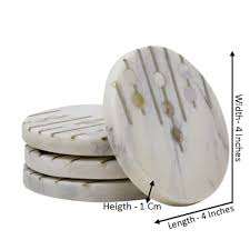 Dessous de verre ronds perlés en bois écologiques personnalisés Tapis de cuisine décoratif pour boissons à usage domestique Cartons emballés au restaurant - Product Image 6