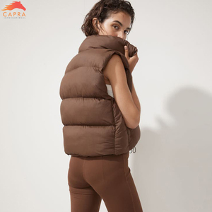 Chaleco acolchado personalizado de la mejor calidad, abrigo de invierno brillante para hombre con capucha, chaqueta de plumón de moda en el último diseño de algodón de longitud larga - Product Image 4