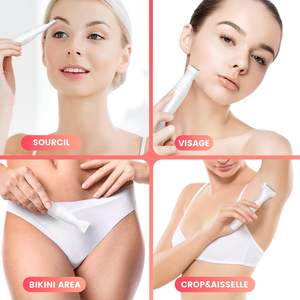 Rasoir électrique multifonctionnel 4 en 1 pour femmes, rechargeable par USB, tondeuse bikini, rasoir IPX7 pour le visage, le corps, les aisselles, épilation - Product Image 2