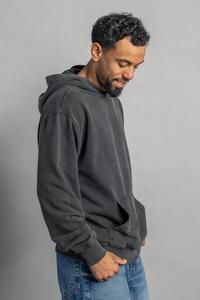 <b>Mens</b> Hoodies Oversized Unisex Acid Wash Hoodie Heavyweight <b>Fleece</b> Vintage Cotton Sweatshirt <b>Men</b> Women Streetwear Oem - Product Image 2