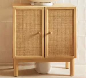 Organisateur de rangement en bois sous l'évier pour produits de nettoyage - Product Image 3