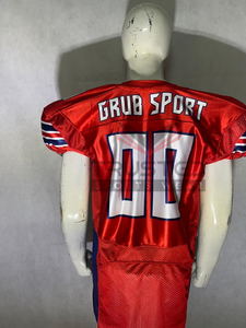 Maillot de football américain en mesh avec couleurs personnalisées, nom et numéro d'équipe personnalisés, unisexe, manches courtes, prix de vente promotionnel - Product Image 4