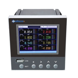 Mpr800: 2,4,6,8 kênh modbus RS485 LCD hiển thị kỹ thuật số & không cần giấy tờ biểu đồ nhiệt độ ghi với báo động, USB dữ liệu Flash Bộ nhớ - Product Image 1