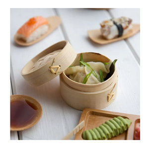 Cesta Vaporera de Bambú de Gran Tamaño para Bollos y Dumplings, Venta al por Mayor de Fábrica en Vietnam - Product Image 2