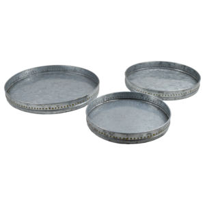 Support à gâteau et cupcake galvanisé plat de haute qualité Plateau de service décoratif attrayant pour des utilisations de décoration élégantes - Product Image 6