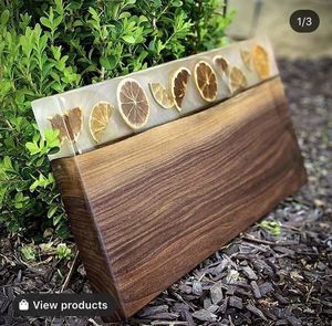 Tabla de cortar de madera con colores y tamaños personalizados para servir y cortar verduras y frutas - Product Image 2