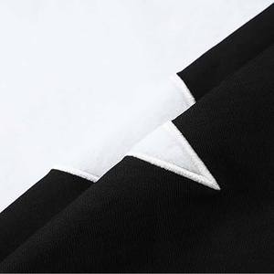 Logotipo personalizado de alta calidad de los hombres de verano Casual 220g 100% algodón sólido camiseta en blanco - Product Image 5