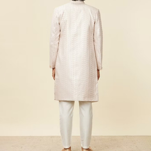 2025 mejor última colección boda de los hombres Sherwani novio desgaste étnico trajes hechos a mano abrigos largos diseño - Product Image 5