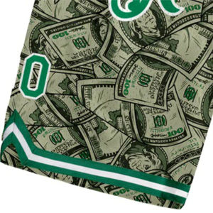 Short de basket-ball en maille personnalisé pour hommes, taille élastique, impression par sublimation, poches à motif solide, taille 6XL - Product Image 6