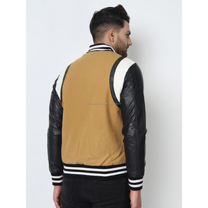 Custom Varsity Jacket Men Oversized Streetwear College Bomber Jacket Men Embroidery Letterman Jackets - Product Image 4