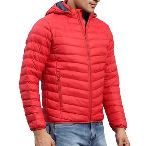 Chaqueta de Invierno para Hombre, Reversible, Impermeable, de Lona de Alta Calidad, con Capucha Roja, Talla Grande, 2026 - Product Image 4