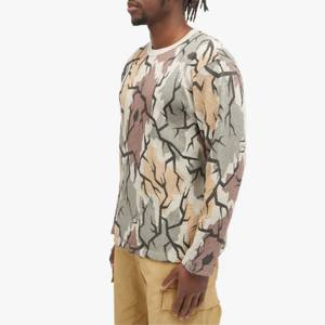 Camiseta de manga larga con estilo Waffle para hombre: de alta calidad, suave y perfecta para días relajados y ropa informal - Product Image 6