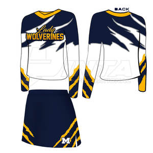 Logo personnalisé uniforme de pom-pom girl à séchage rapide uniforme de pom-pom girl professionnel de haute qualité - Product Image 6