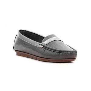 WN4219 Sandalias de tacón gris con diseño Peep Toes - Product Image 2