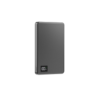 Banque d'alimentation sans fil magnétique 5000mAh, charge rapide sans fil 20W, mini banque d'alimentation portable pour iPhone Android