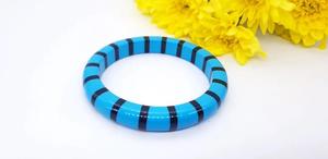 Mejor precio Pulsera de resina del fabricante indio Colores blancos y negros clásicos Producto DE BODA superior con certificado IGI - Product Image 2