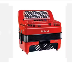Acordeón de Botones FR-1XB RD V-Accordion Original de Alta Calidad, Color Rojo, con Altavoz y Amplificador Integrados - Product Image 2