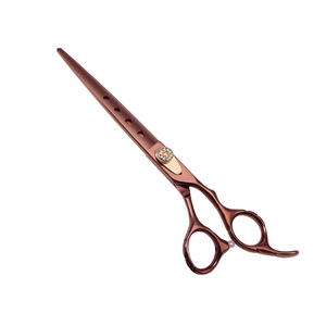 Tijeras de peluquería de lujo, hoja afilada con tornillo ajustable elegante, tijera de aseo para mascotas de acero inoxidable - Product Image 1