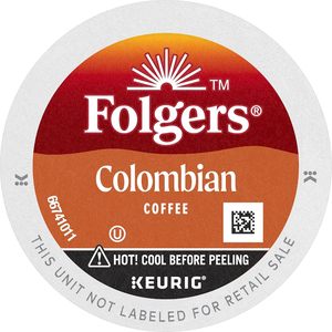 Café Folgers Colombiano Tueste Medio, 12 Cápsulas Keurig K-Cup - Product Image 1