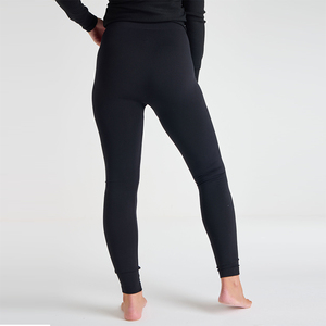 Leggings de sport thermiques pour femmes, couleur noire, gym, fitness, ajustés, yoga, tissu doux, leggings de compression thermique - Product Image 2