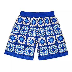 2026 Summer Men's Casual Breathable Quick-Drying Knitted Board Shorts with <b>Drawstring</b> Closure High Waist Eco-Friendly Pockets - Product Image 2