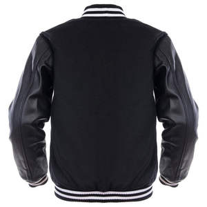 Chaquetas personalizadas de alta calidad para hombre, ropa de calle transpirable, chaqueta universitaria Letterman de algodón y poliéster para hombre con logotipo - Product Image 2