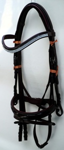 La brida para montar a caballo más vendida, diseño anatómico acolchado cómodo y duradero, proveedor de artículos de talabartería de cuero italiano - Product Image 6