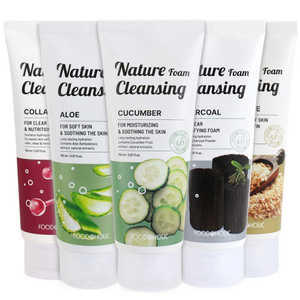 Vendita calda coreana di bellezza coreana cura della pelle natura schiuma detergente 150ml in schiuma detergente per pulizia profonda