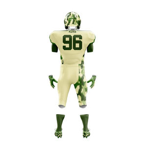 Equipo profesional desgaste uniforme de fútbol americano hecho a medida fútbol americano Jersey y pantalones cortos uniforme - Product Image 3